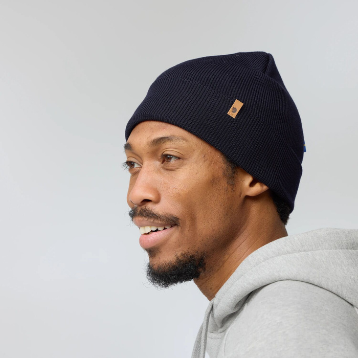 Vlněná čepice Fjallraven Classic Knit Hat - Black, fotografie 6