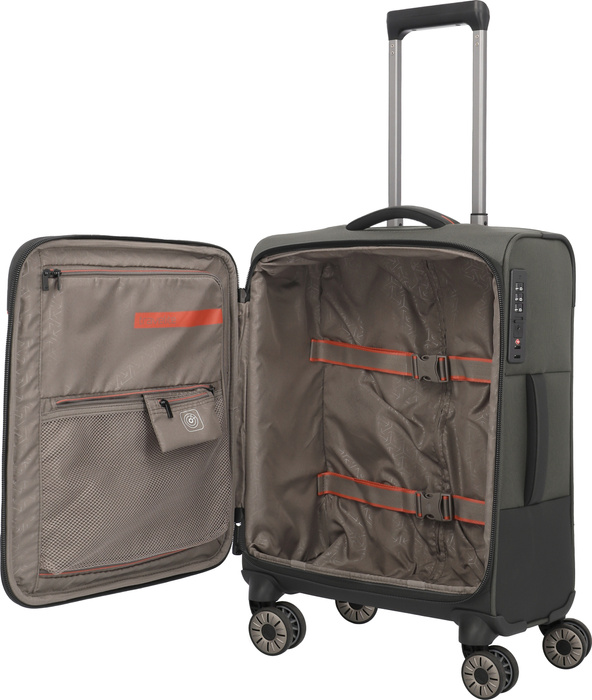 Kabinový kufr Travelite CrossLite 5.0 4K 55 cm – zelený, fotografie 7