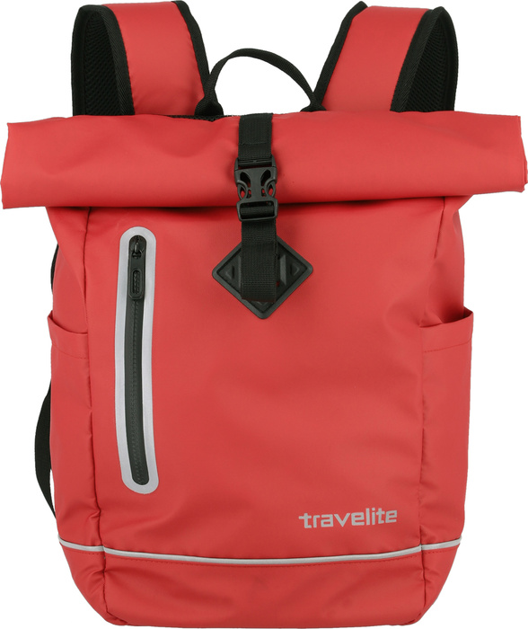 Městský batoh Travelite Basics Rollup 19L červený, fotografie 2