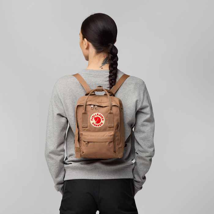 Batoh Kanken Mini Fjallraven – Sky Blue-Light Oak, fotografie 4