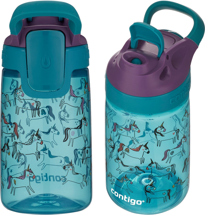 Láhev pro děti Contigo Gizmo Sip 420 ml – Unicorn Eggplant, fotografie 2