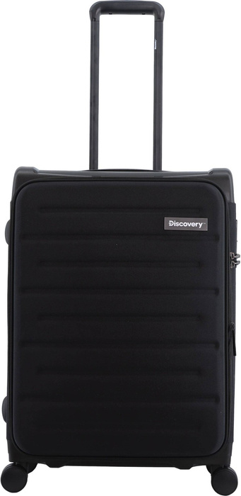 Střední kufr Discovery Motion 64 cm – černý