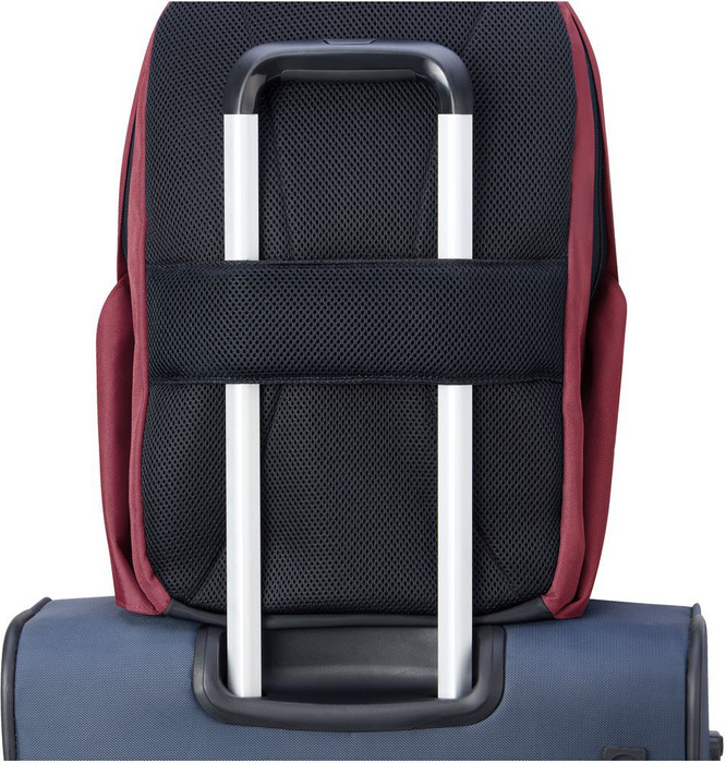 Batoh na notebook do 13,3" Delsey Securban Bordó, fotografie 7