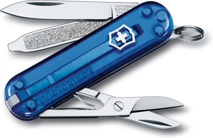 Kapesní nůž Victorinox Classic SD modrý průhledný 0.6223.t2