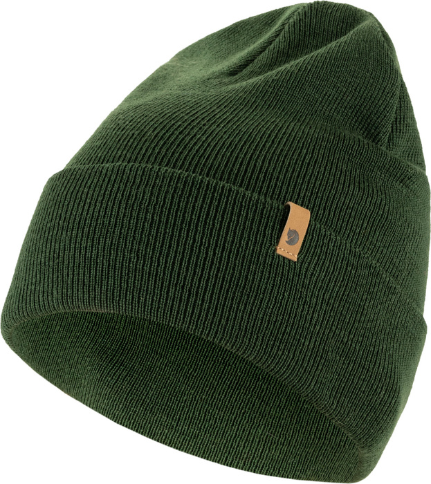 Vlněná čepice Fjallraven Classic Knit Hat - deep forest