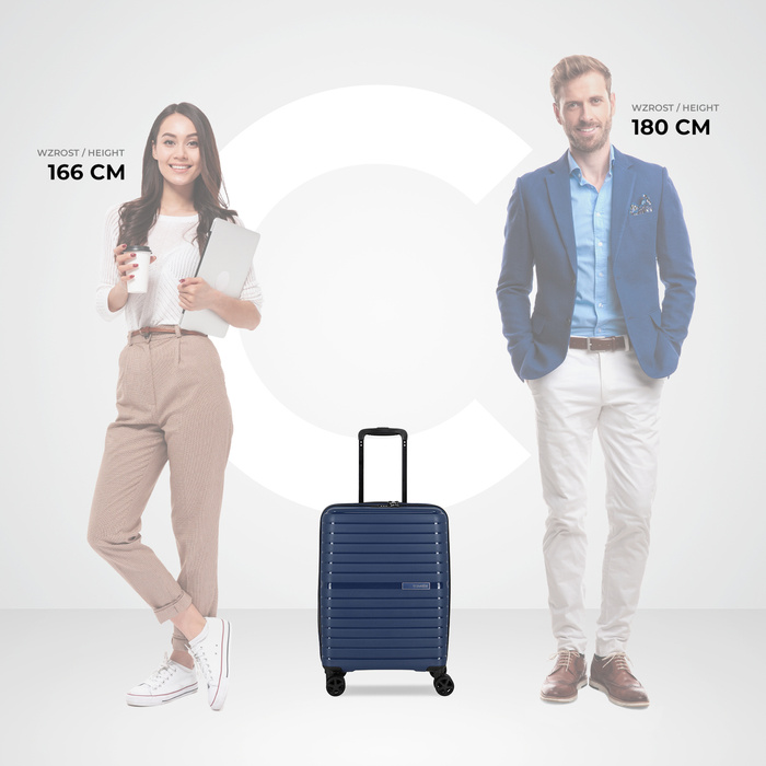 Kabinový kufr Travelite Trient 55 cm – modrý, fotografie 7