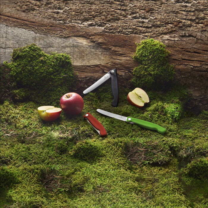Skládací kuchyňský nůž Swiss Classic Victorinox Žlutý, fotografie 9