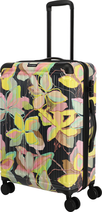 Střední kufr Travelite Cruise Print 67 cm – žlutá orchidej, fotografie 2